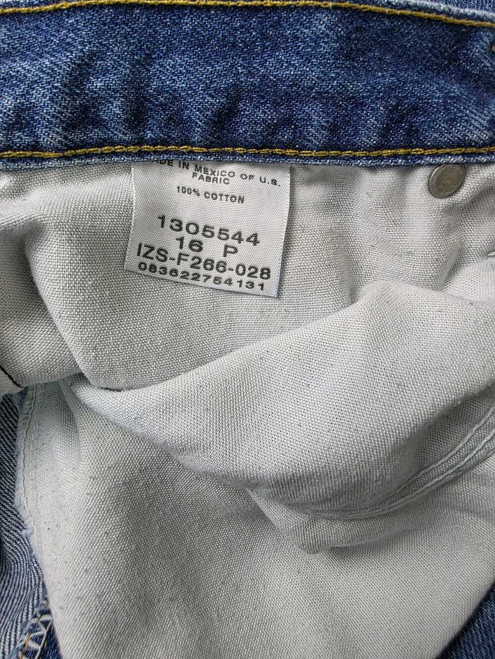 Riders Relaxed Fit Tapered Leg Jeans Women's Size 16P 16x30 Blue Vintage